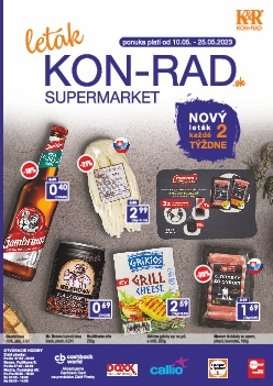 KON-RAD Supermarket leták od 10.5.2023