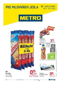 Metro Leták od 18.8.2021