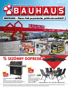 Bauhaus letak August od 31.7.2023
